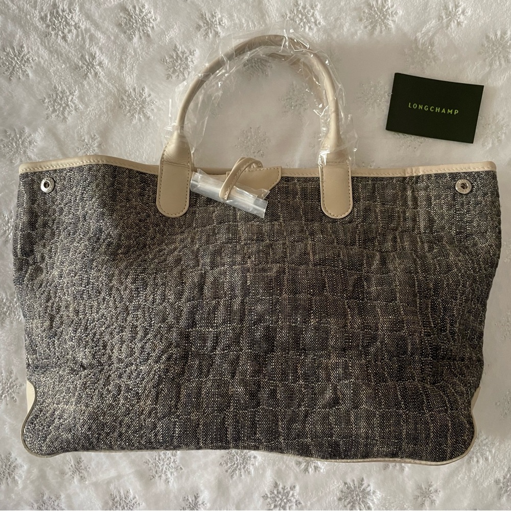 Authentic New Reversible Longchamp Roseau Bag